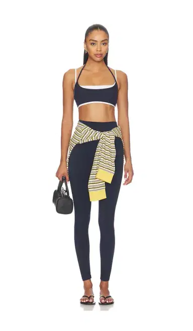 FORM X Olivia Jade Halter Layered Sports Bra | Thumbnail 4