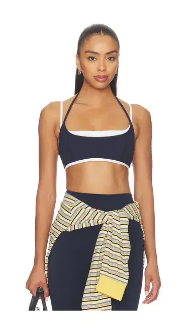 FORM X Olivia Jade Halter Layered Sports Bra | Thumbnail 1