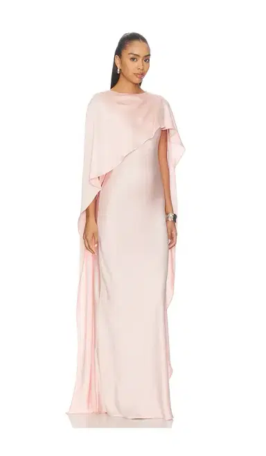 Simkhai Izel Cape Gown | Thumbnail 2 Simkhai Izel Cape Gown | Thumbnail 2