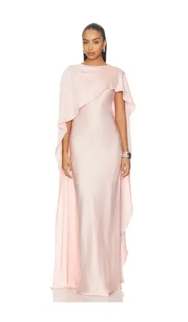 Simkhai Izel Cape Gown | Thumbnail 1 Simkhai Izel Cape Gown | Thumbnail 1
