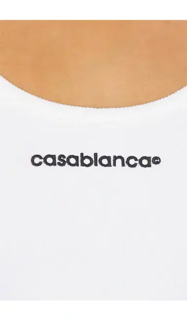 Casablanca Ribbed Tank Top | Thumbnail 5 Casablanca Ribbed Tank Top | Thumbnail 5