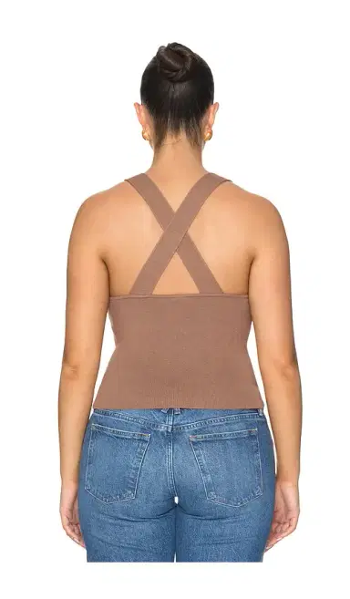 GOOD AMERICAN The Rib Strappy Tank Top | Thumbnail 6 GOOD AMERICAN The Rib Strappy Tank Top | Thumbnail 6