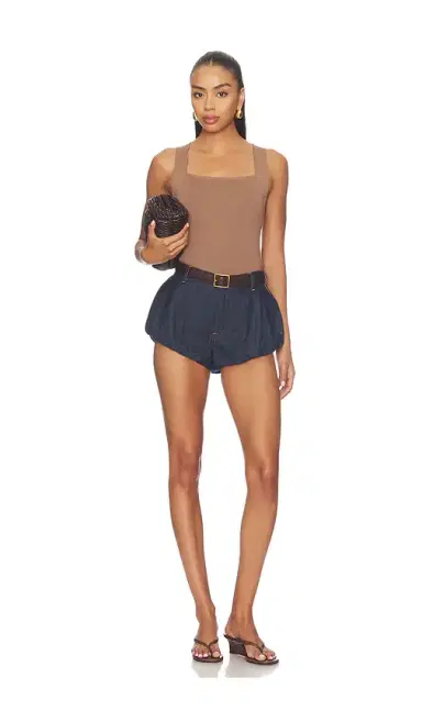 GOOD AMERICAN The Rib Strappy Tank Top | Thumbnail 7 GOOD AMERICAN The Rib Strappy Tank Top | Thumbnail 7