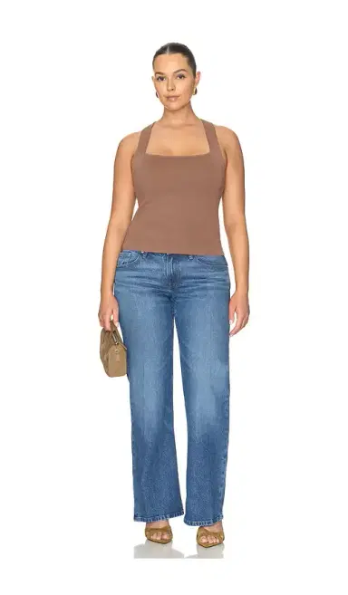 GOOD AMERICAN The Rib Strappy Tank Top | Thumbnail 8 GOOD AMERICAN The Rib Strappy Tank Top | Thumbnail 8