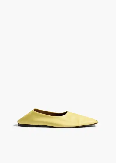 Khaite Marlene Ballerina In Pale Yellow | Thumbnail 2