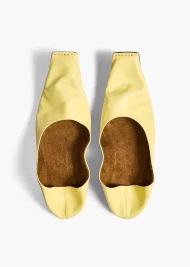 Khaite Marlene Ballerina In Pale Yellow | Thumbnail 7