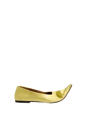 Khaite Marlene Ballerina In Pale Yellow | Thumbnail 1