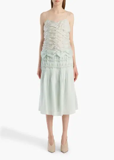 Khaite Florence Skirt In Ice Green | Thumbnail 2