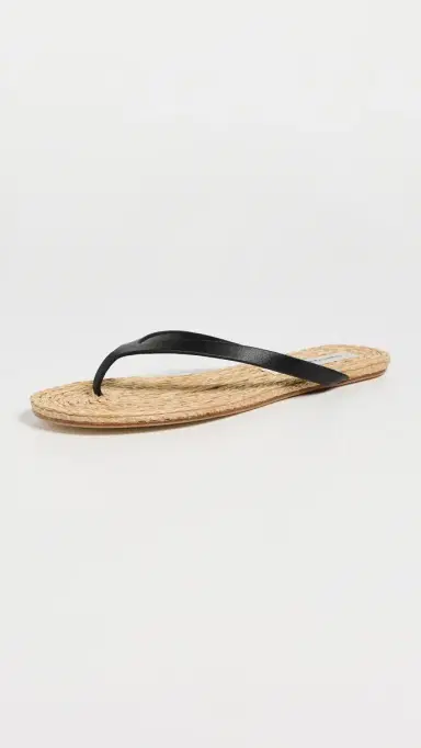 Christopher Esber Palma Flip Flops Black/Natural | Thumbnail 2