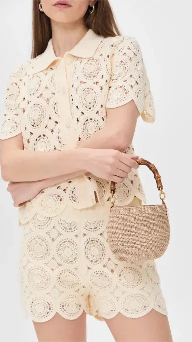 Clare V. Clare V. Petit Pot De Miel Bag Cream One Size | Thumbnail 3