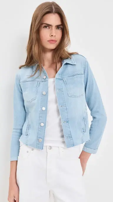 L'Agence Janelle Slim Raw Jacket Bayridge | Thumbnail 2