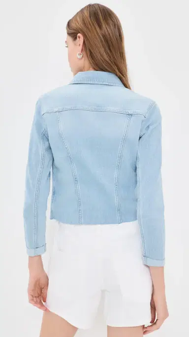 L'Agence Janelle Slim Raw Jacket Bayridge | Thumbnail 3