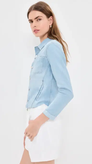 L'Agence Janelle Slim Raw Jacket Bayridge | Thumbnail 4