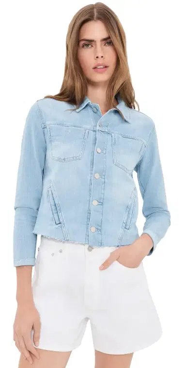 L'Agence Janelle Slim Raw Jacket Bayridge | Thumbnail 1