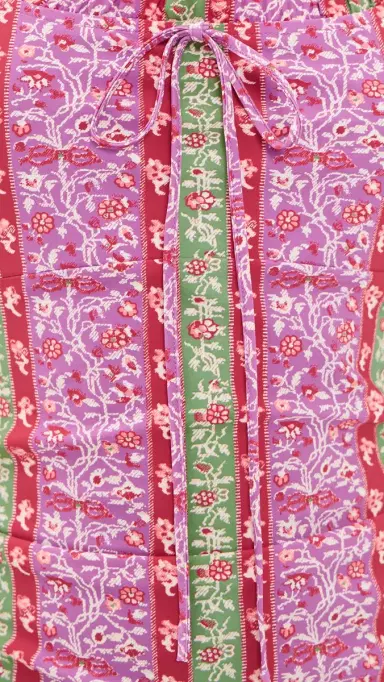 Hill House Home The Coraline Dress Etched Floral Stripe M | Thumbnail 6