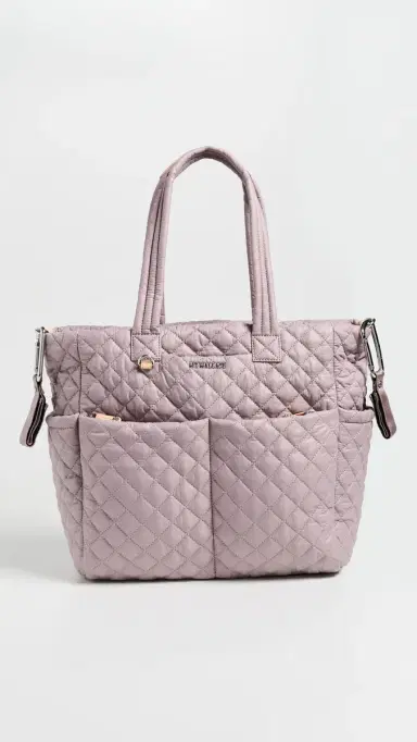 MZ Wallace Metro Quilted Diaper Tote Bag Quail One Size | Thumbnail 2