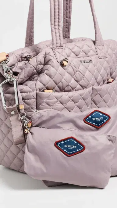 MZ Wallace Metro Quilted Diaper Tote Bag Quail One Size | Thumbnail 5