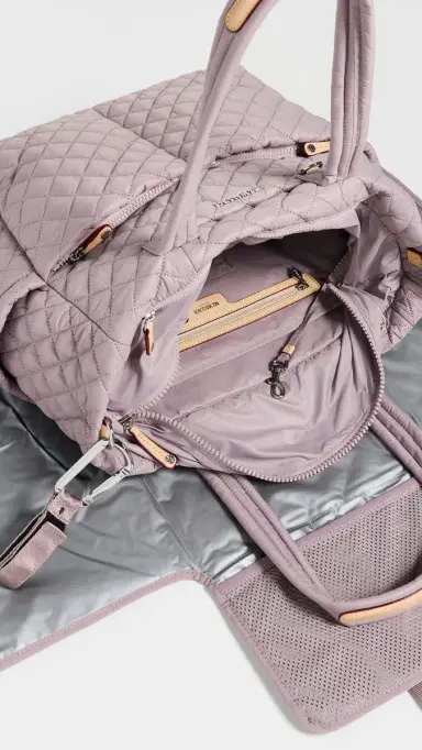 MZ Wallace Metro Quilted Diaper Tote Bag Quail One Size | Thumbnail 6