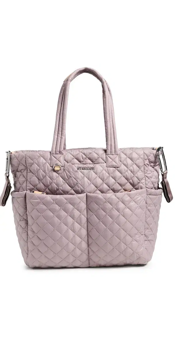 MZ Wallace Metro Quilted Diaper Tote Bag Quail One Size