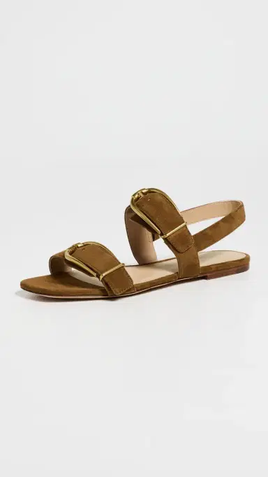 Veronica Beard Maglio Sandals Chestnut 6 | Thumbnail 2