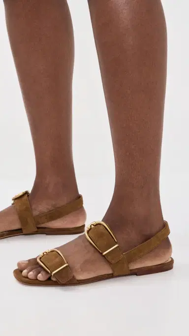 Veronica Beard Maglio Sandals Chestnut 6 | Thumbnail 3