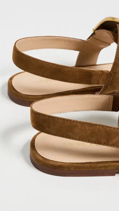 Veronica Beard Maglio Sandals Chestnut 6 | Thumbnail 4