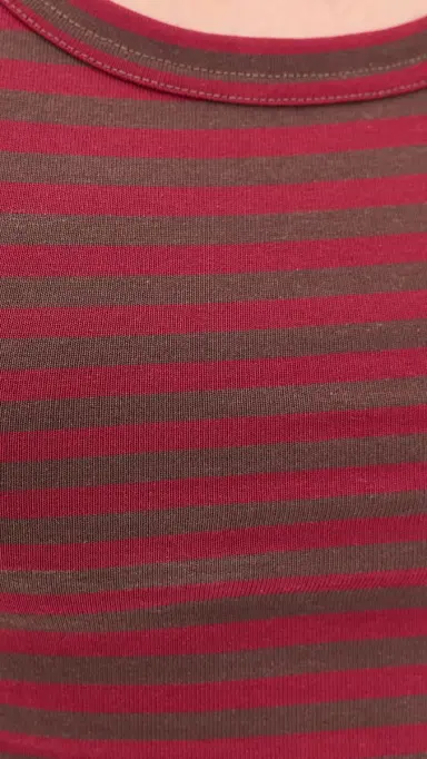 LIONESS Lucky Cami Chocolate Wine Stripe | Thumbnail 6 LIONESS Lucky Cami Chocolate Wine Stripe | Thumbnail 6