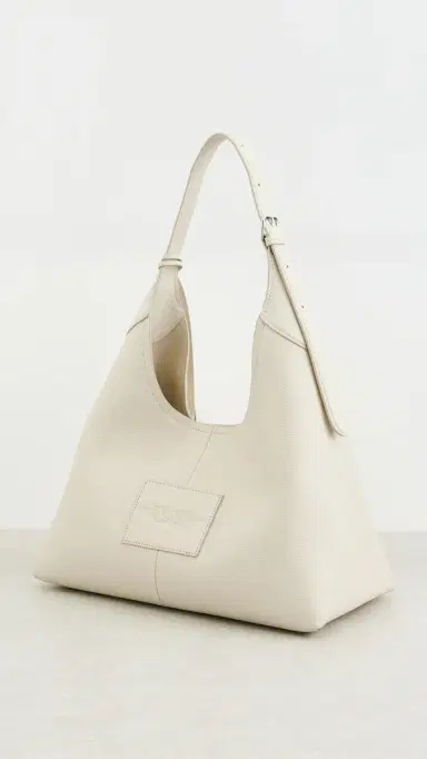 Marc Jacobs The Belted Sack Bag Cloud White One Size | Thumbnail 4