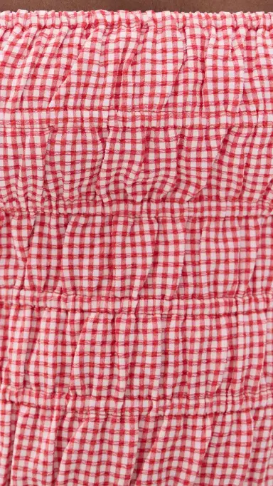 Solid & Striped The Delta Midi Dress Lipstick Red L | Thumbnail 6