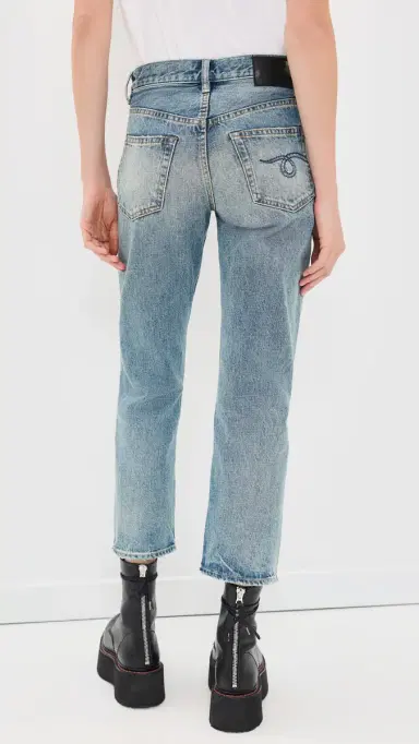 R13 Romeo Jeans Wilted Blue 28 | Thumbnail 3