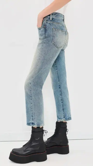 R13 Romeo Jeans Wilted Blue 28 | Thumbnail 4