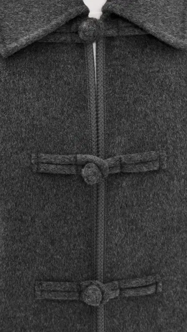 Róhe Double-Faced Wool Jacket Dark Grey Melange | Thumbnail 6 Róhe Double-Faced Wool Jacket Dark Grey Melange | Thumbnail 6