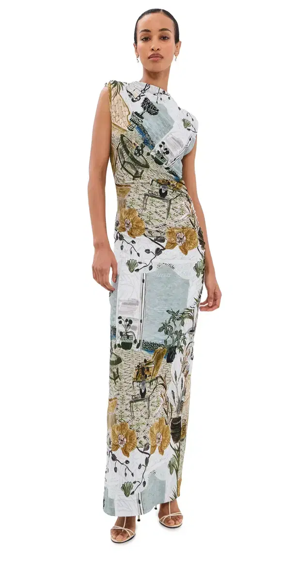Isla & White Cecile Dress Belvedere