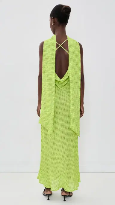 AFRM Cheryl Dress ime Pin Dot | Thumbnail 3