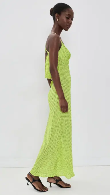 AFRM Cheryl Dress ime Pin Dot | Thumbnail 4