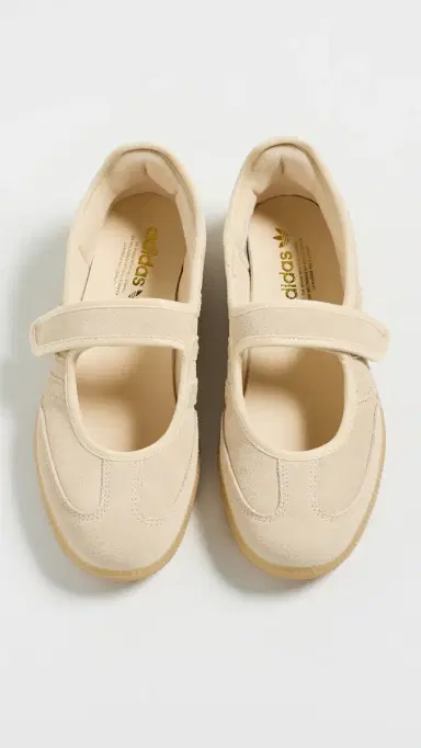 Adidas Samba Jane Shoes Sand Strata/Gold Metallic 7 | Thumbnail 5