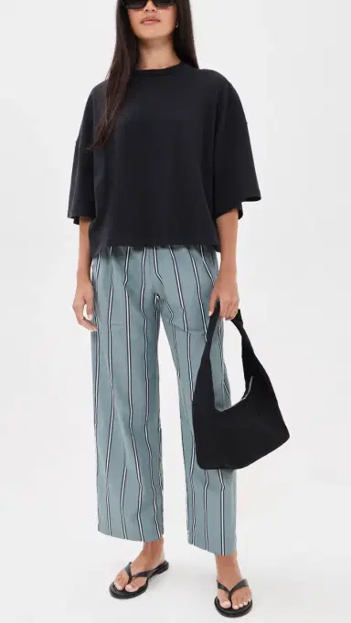 BAGGU Small Nylon Meringue Bag Black One Size | Thumbnail 3 BAGGU Small Nylon Meringue Bag Black One Size | Thumbnail 3