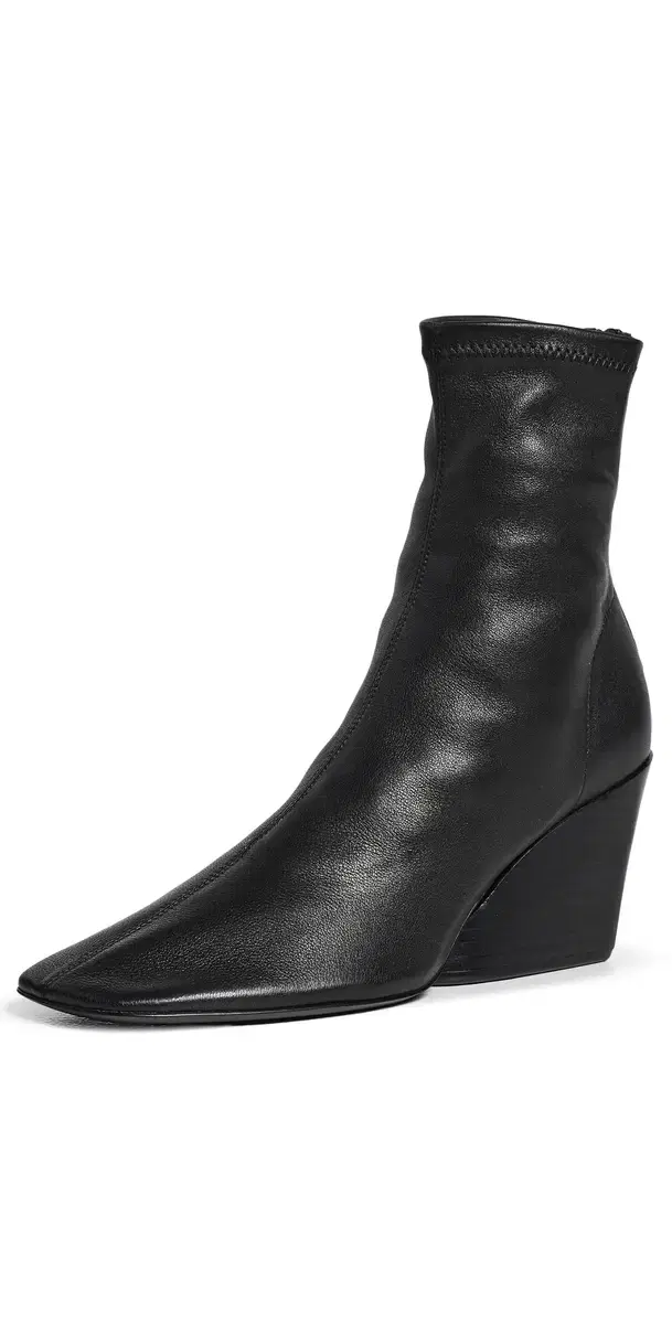 Proenza Schouler Slant Stretch Boots Black