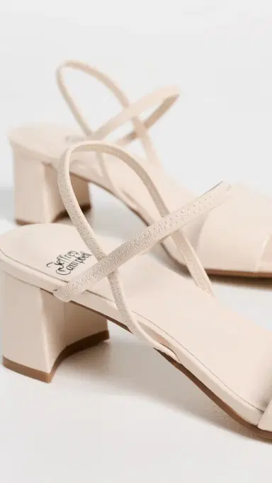 Jeffrey Campbell Adapt Block Heel Sandals Cream 6 | Thumbnail 6