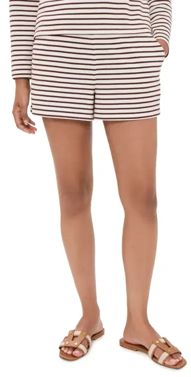 Veronica Beard Jean Brighton Shorts Dove/Raisin S | Thumbnail 1