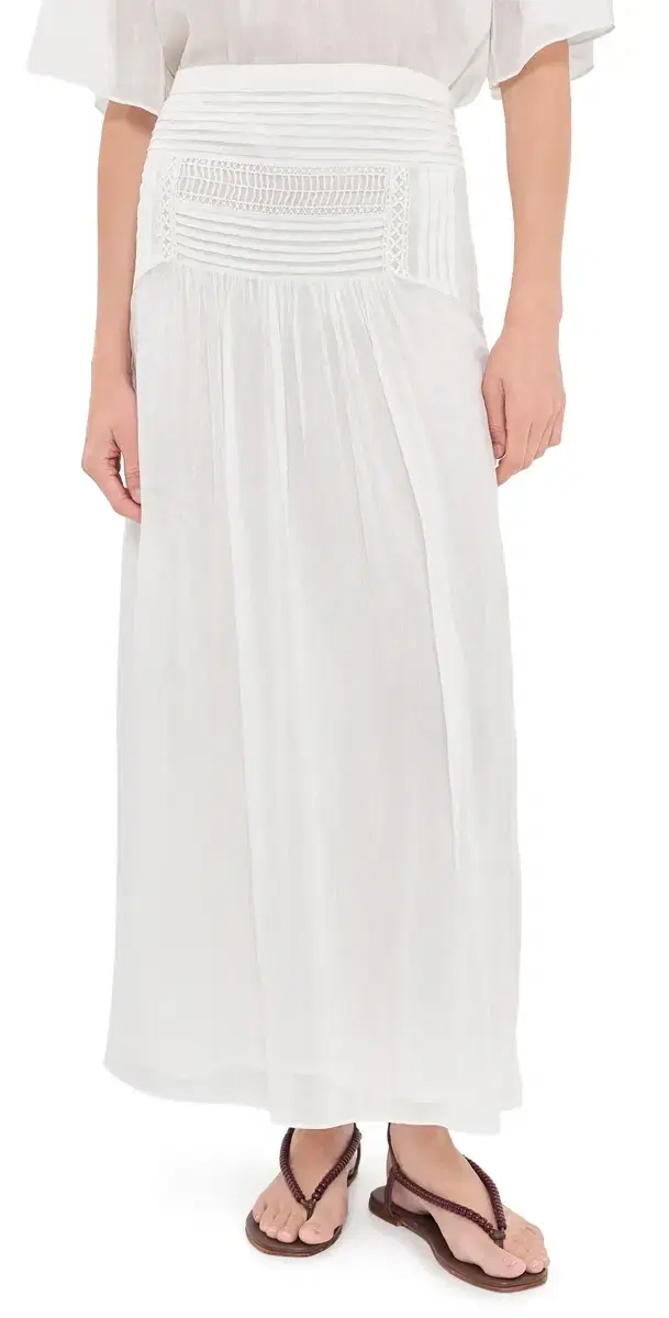 Isabel Marant Étoile Pylka Skirt White