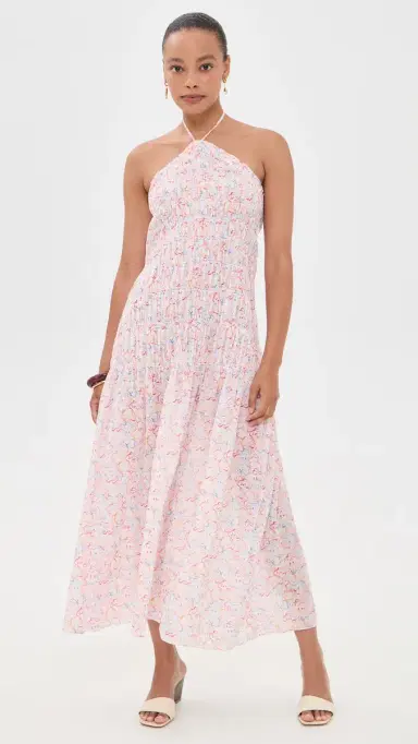 Hill House Home The Lenora Beach Midi Dress Camo Fish | Thumbnail 2