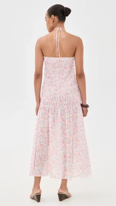 Hill House Home The Lenora Beach Midi Dress Camo Fish | Thumbnail 3