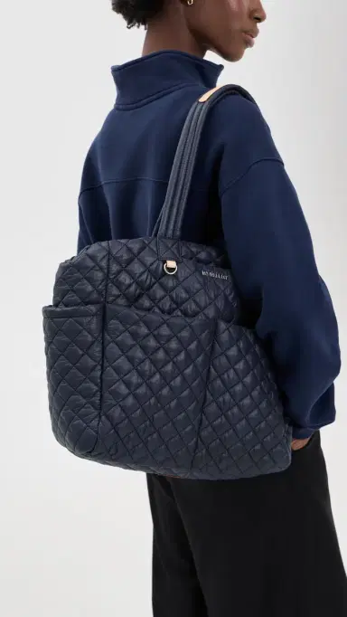 MZ Wallace Metro Quilted Diaper Tote Bag Dawn One Size | Thumbnail 3
