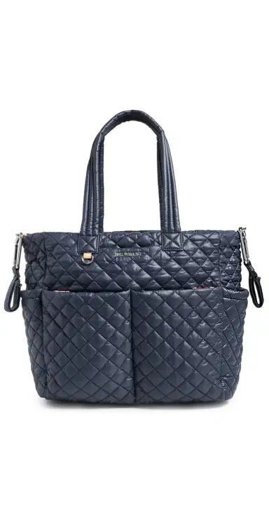MZ Wallace Metro Quilted Diaper Tote Bag Dawn One Size | Thumbnail 1