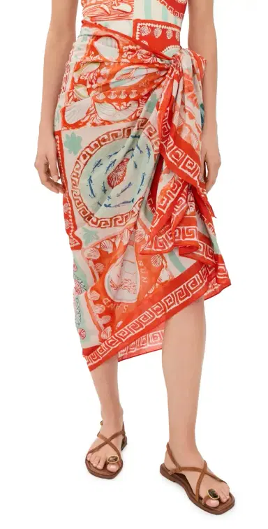 HUNTER BELL Sarong Cover Up Lost At Sea | Thumbnail 1