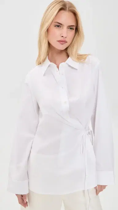 DL1961 Agnes Wrap hirt Cloud | Thumbnail 2 DL1961 Agnes Wrap hirt Cloud | Thumbnail 2