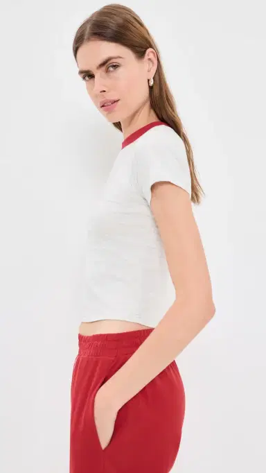 LIONESS Clubhouse Tee Grey arle | Thumbnail 4