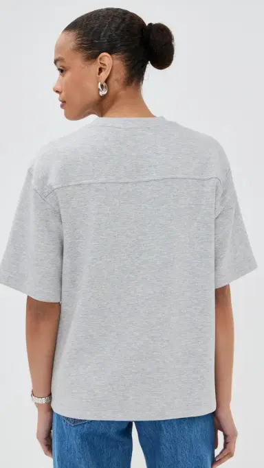 LE BOP Caroline Tee Heather Grey L | Thumbnail 3 LE BOP Caroline Tee Heather Grey L | Thumbnail 3
