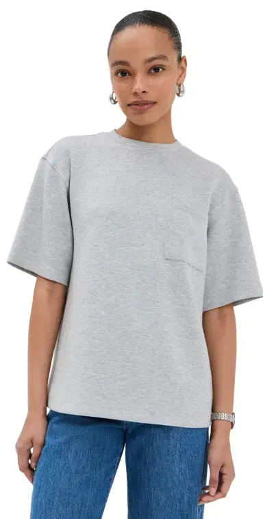 LE BOP Caroline Tee Heather Grey L | Thumbnail 1 LE BOP Caroline Tee Heather Grey L | Thumbnail 1